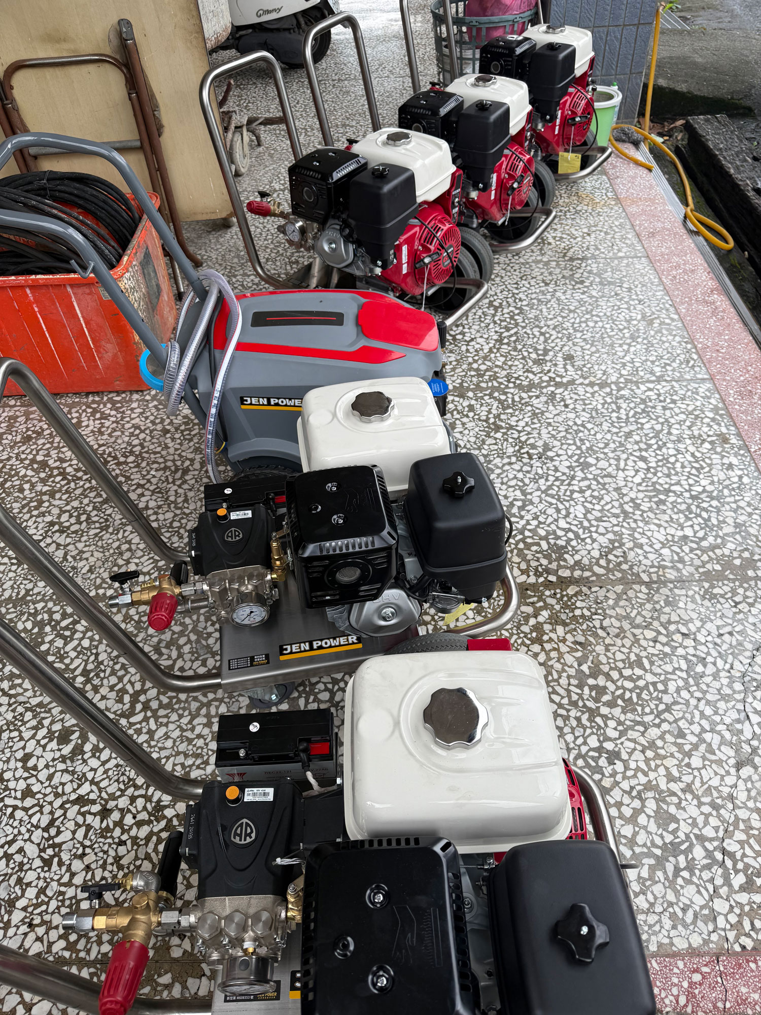 工業級汽油引擎冷水高壓清洗機(AR高壓泵浦)